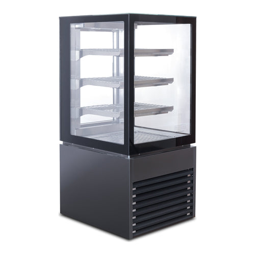 Anvil NDSV4720 - Square Glass Cake Display Fridge 4 Tier 600mm