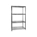 Modular Systems B18/30 - Black Plasticised 4 Tier Shelving 760 x 457 x 1880mm