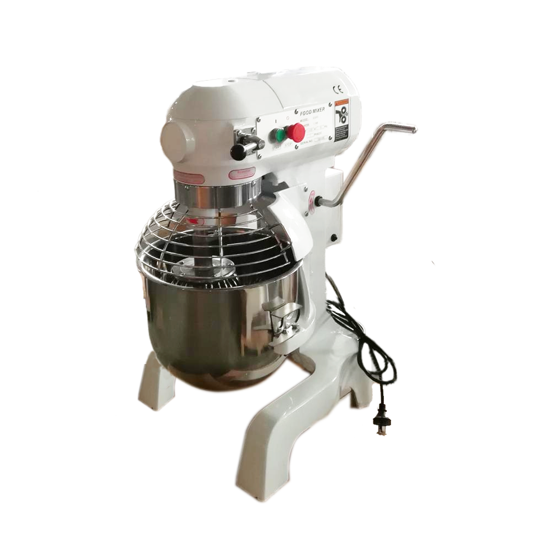 Yasaki B20KG - 20L Planetary Mixer, Gear Drive, 3 Speeds