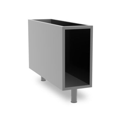 Baron 70VA200 - Queen 7 Stainless Steel Open Cabinet 200mm