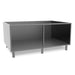 Baron 90VA120 - Queen 9 Stainless Steel Open Cabinet 1200mm