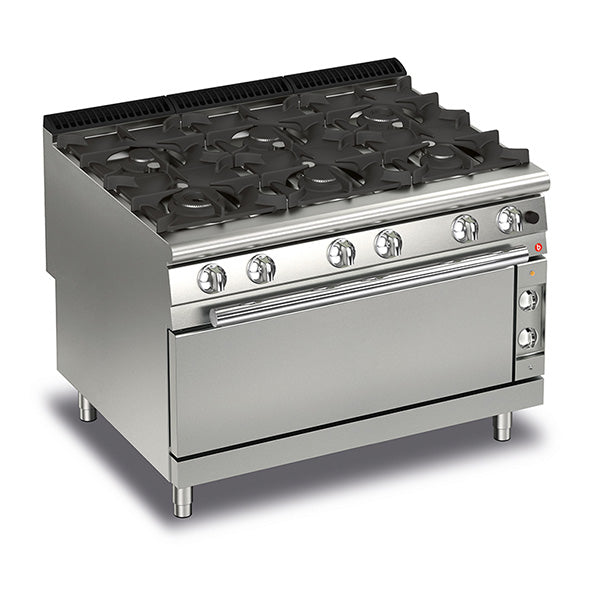 Baron Q90PCFL/G1205 - Queen 9 6 Burner Gas Range with Large Gas Oven 1200mm