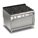 Baron Q90PCFL/G1205 - Queen 9 6 Burner Gas Range with Large Gas Oven 1200mm