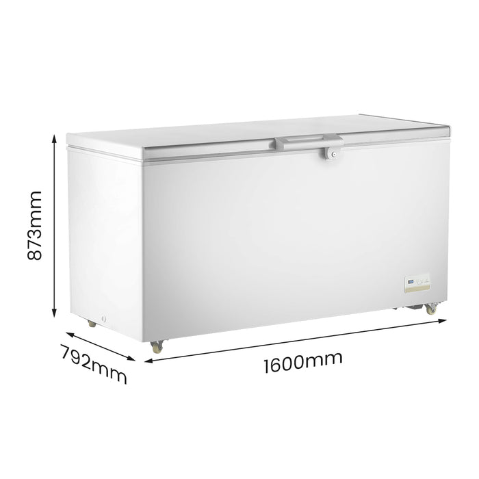 FED Thermaster BD520F - Stainless Steel Single Lid Chest Freezer 520L - image 2