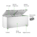 FED Thermaster BD600F - Stainless Steel Double Lid Chest Freezer 600L - image 3