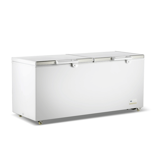 FED Thermaster BD750F - Stainless Steel Double Lid Chest Freezer 750L