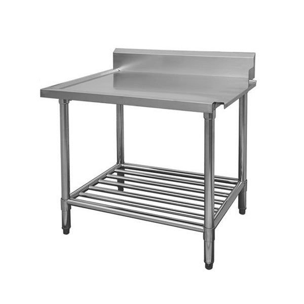 Modular Systems WBBD7-0600R/A - Premium Stainless Steel Dishwasher Outlet Bench, Right Hand 600 x 700mm