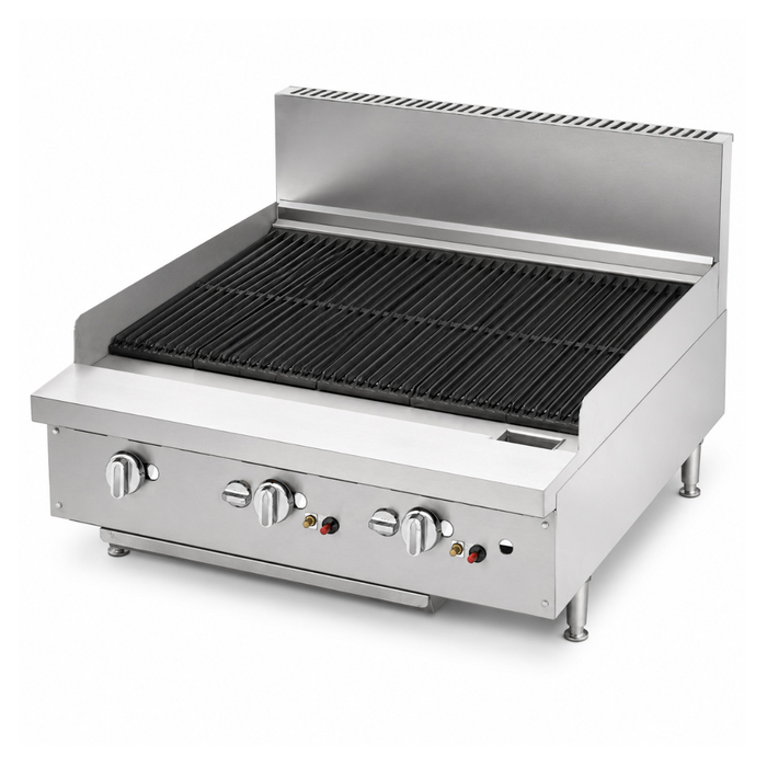 Brenner BREG8C-900 - Forge 800 Series 900mm Gas Char Grill Top 3 Burner
