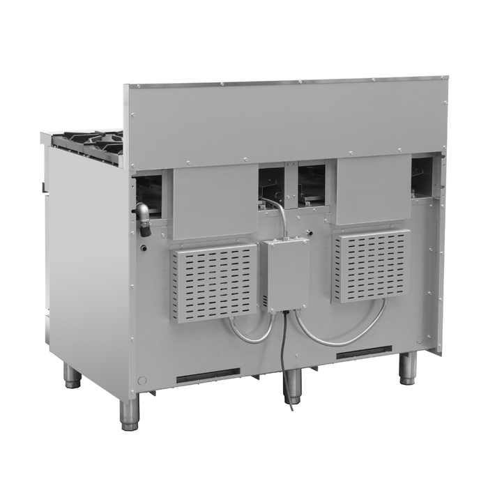 Brenner BREG8RO-1200 - Forge 800 Series 8 Burner Gas Range with Double Fan Forced Oven 1200mm - image 4