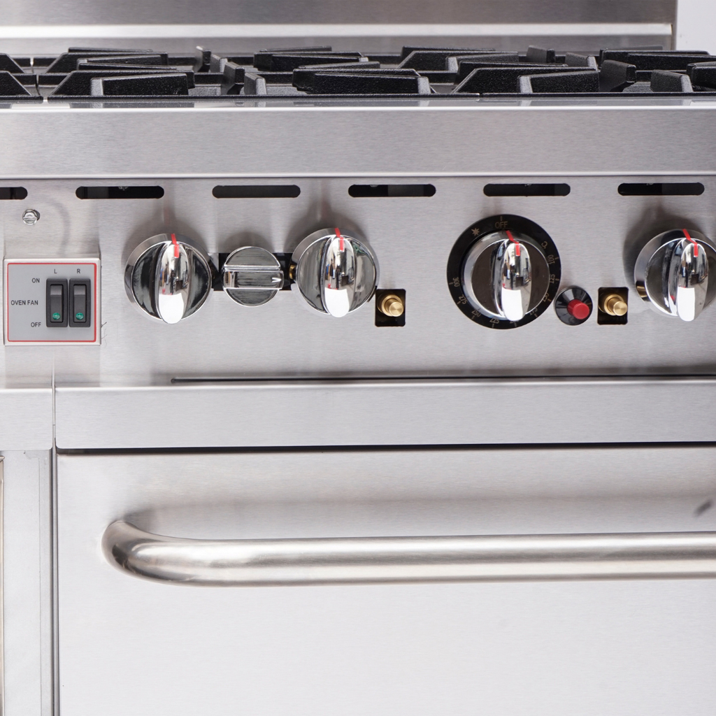 Brenner BREG8RO-1200 - Forge 800 Series 8 Burner Gas Range with Double Fan Forced Oven 1200mm - image 7