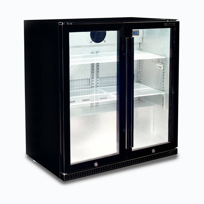 Bromic BB0200GD-NR-1 - Back Bar Fridge 190L, 2 Doors, Hinged, 865mm