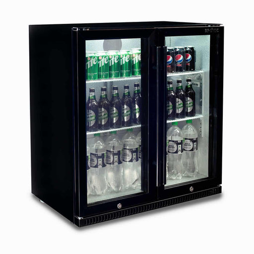 Bromic BB0200GD-NR-1 - Back Bar Fridge 190L, 2 Doors, Hinged, 865mm