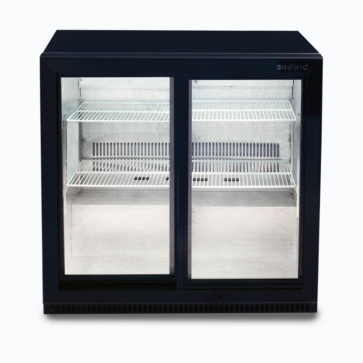 Bromic BB0200GDS-NR-1 - Back Bar Fridge 190L, 2 Doors, Sliding, 865mm