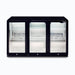 Bromic BB0330GD-NR-1 - Back Bar Fridge 307L, 3 Doors, Hinged, 1350mm