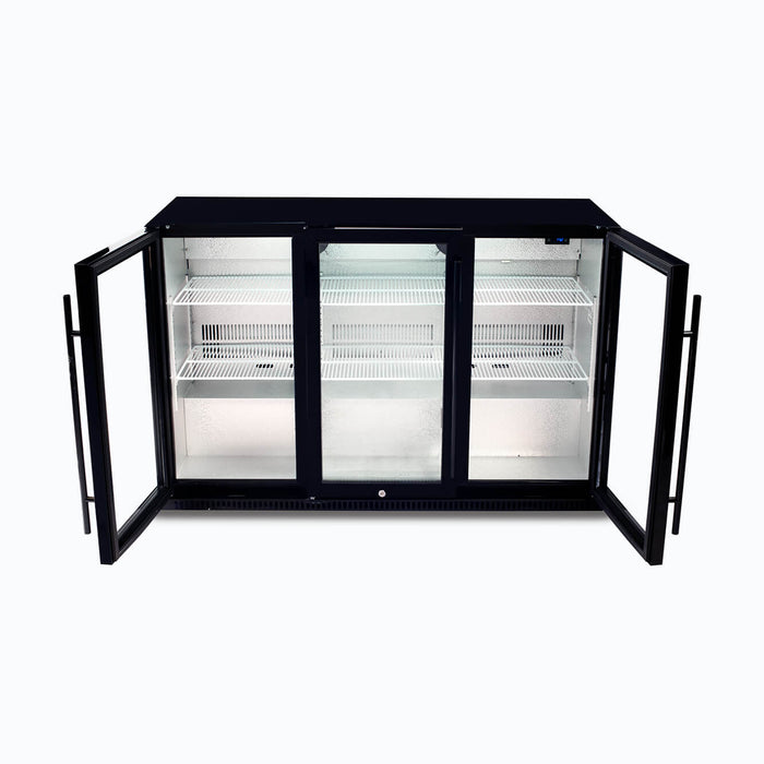 Bromic BB0330GD-NR-1 - Back Bar Fridge 307L, 3 Doors, Hinged, 1350mm