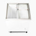 Bromic CF0200ATCG-NR - Display Chest Freezer 176L, Curved Glass Top, 719mm