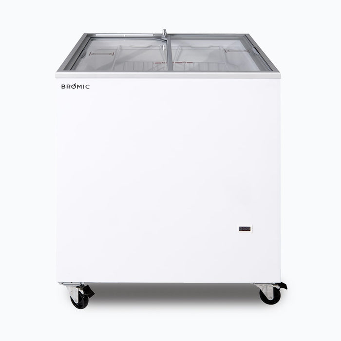 Bromic CF0200FTFG-NR - Display Chest Freezer 191L, Flat Glass Top, 719mm