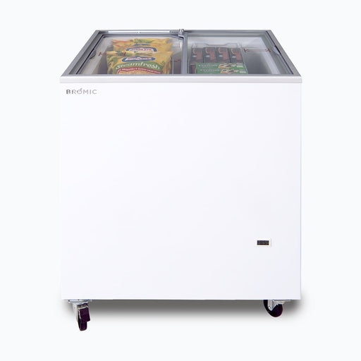 Bromic CF0200FTFG-NR - Display Chest Freezer 191L, Flat Glass Top, 719mm