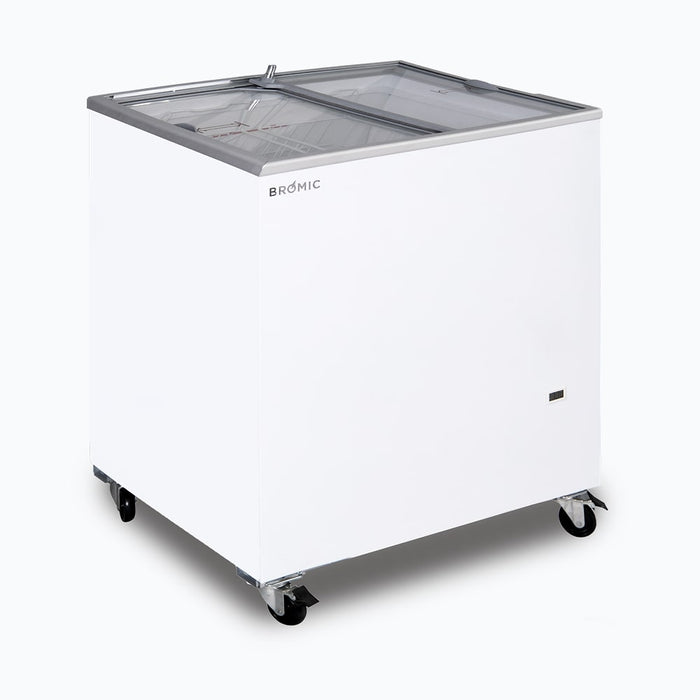 Bromic CF0200FTFG-NR - Display Chest Freezer 191L, Flat Glass Top, 719mm