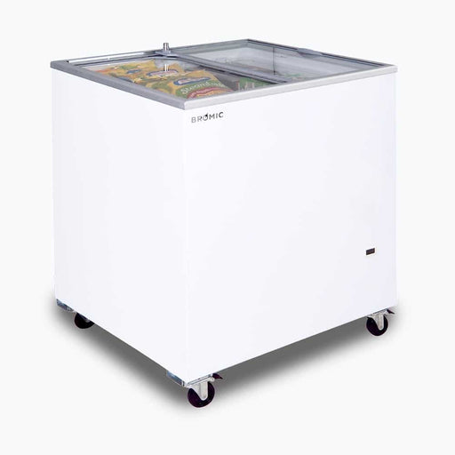Bromic CF0200FTFG-NR - Display Chest Freezer 191L, Flat Glass Top, 719mm