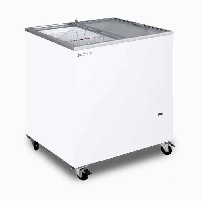 Bromic CF0200FTFG-NR - Display Chest Freezer 191L, Flat Glass Top, 719mm