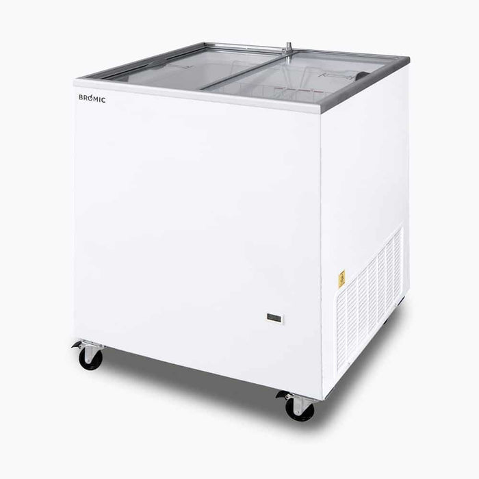 Bromic CF0200FTFG-NR - Display Chest Freezer 191L, Flat Glass Top, 719mm
