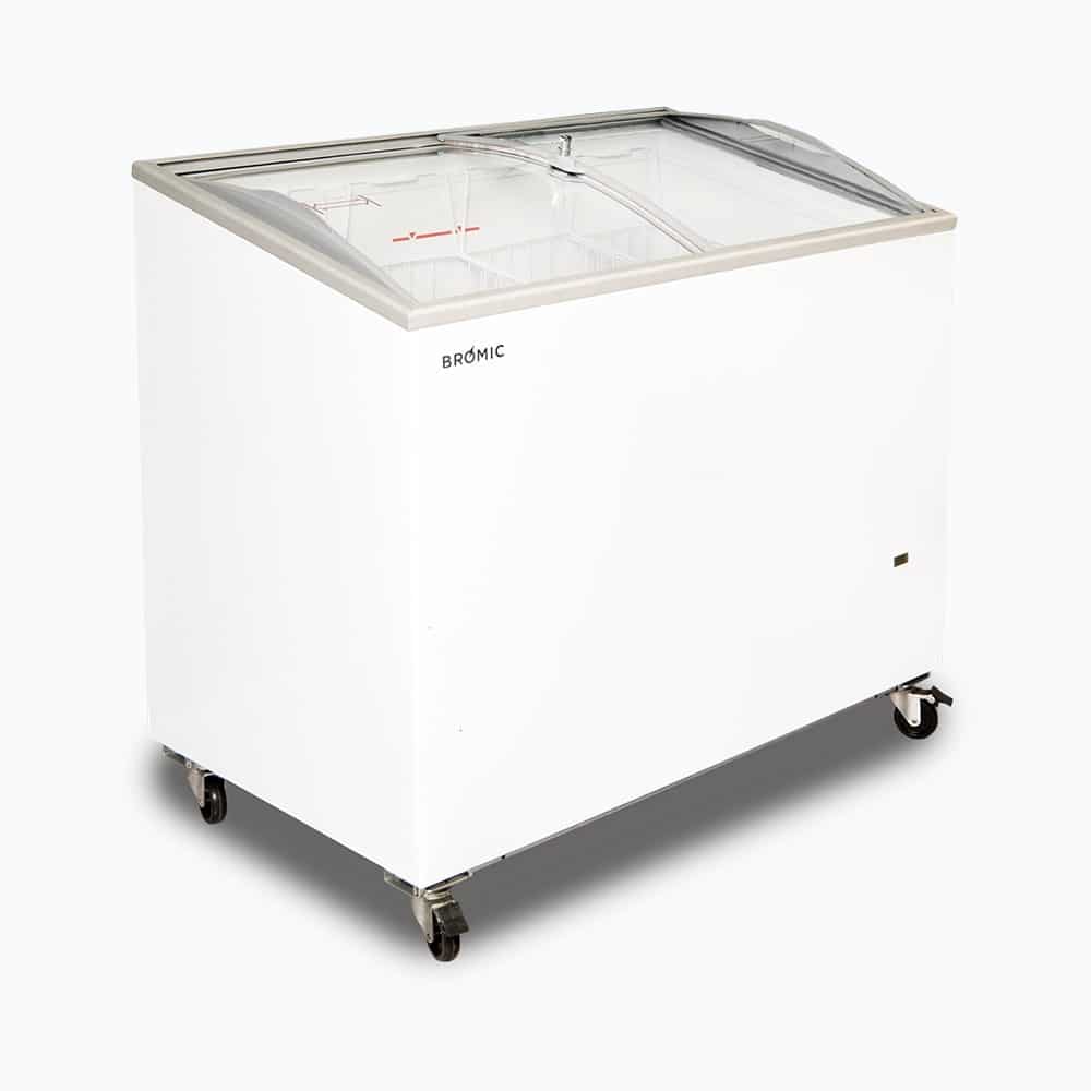 Bromic CF0300ATCG-NR - Display Chest Freezer 264L, Curved Glass Top, 1010mm
