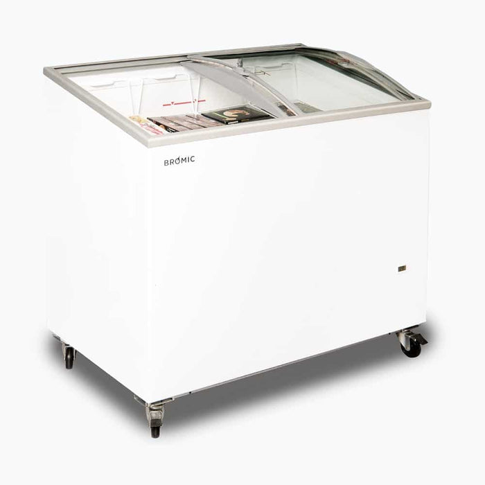 Bromic CF0300ATCG-NR - Display Chest Freezer 264L, Curved Glass Top, 1010mm