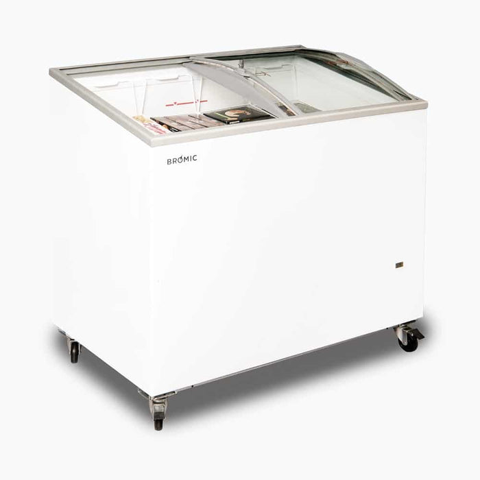 Bromic CF0300ATCG-NR - Display Chest Freezer 264L, Curved Glass Top, 1010mm