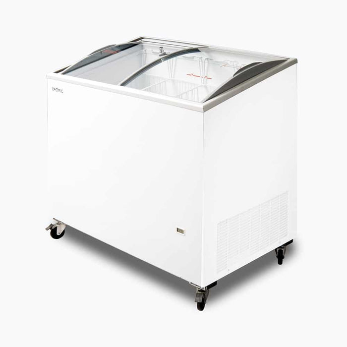 Bromic CF0300ATCG-NR - Display Chest Freezer 264L, Curved Glass Top, 1010mm