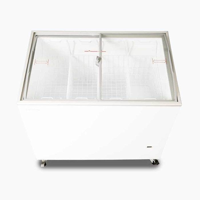 Bromic CF0300ATCG-NR - Display Chest Freezer 264L, Curved Glass Top, 1010mm
