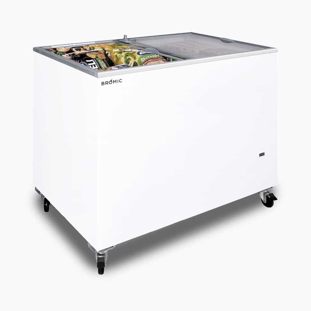 Bromic CF0300FTFG-NR - Display Chest Freezer 296L, Flat Glass Top, 1010mm
