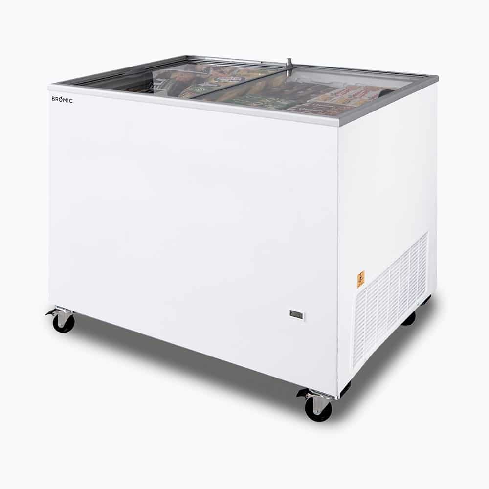 Bromic CF0300FTFG-NR - Display Chest Freezer 296L, Flat Glass Top, 1010mm