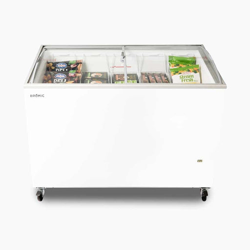 Bromic CF0400ATCG-NR - Display Chest Freezer 352L, Curved Glass Top, 1298mm