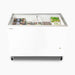Bromic CF0400ATCG-NR - Display Chest Freezer 352L, Curved Glass Top, 1298mm