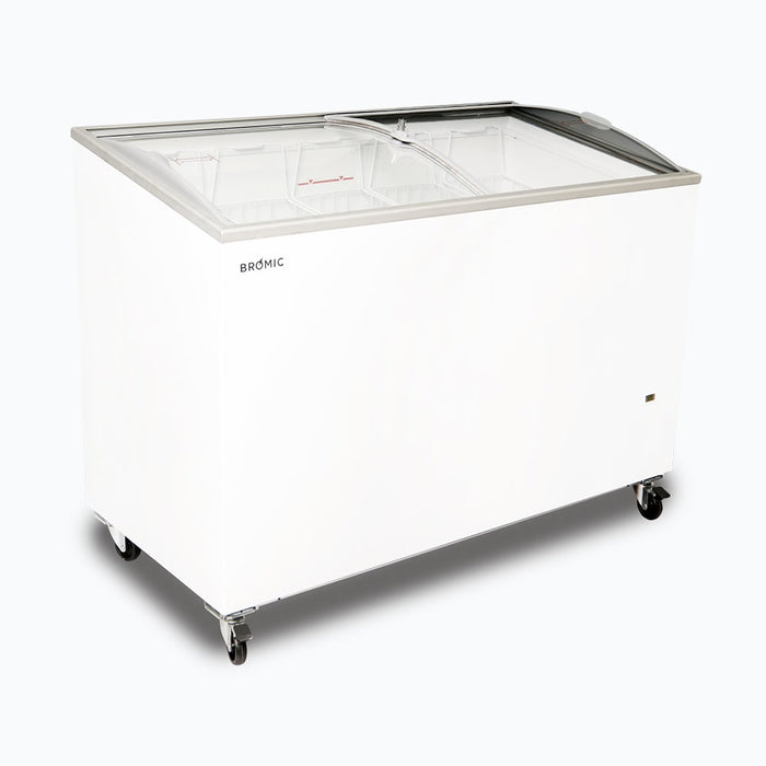 Bromic CF0400ATCG-NR - Display Chest Freezer 352L, Curved Glass Top, 1298mm