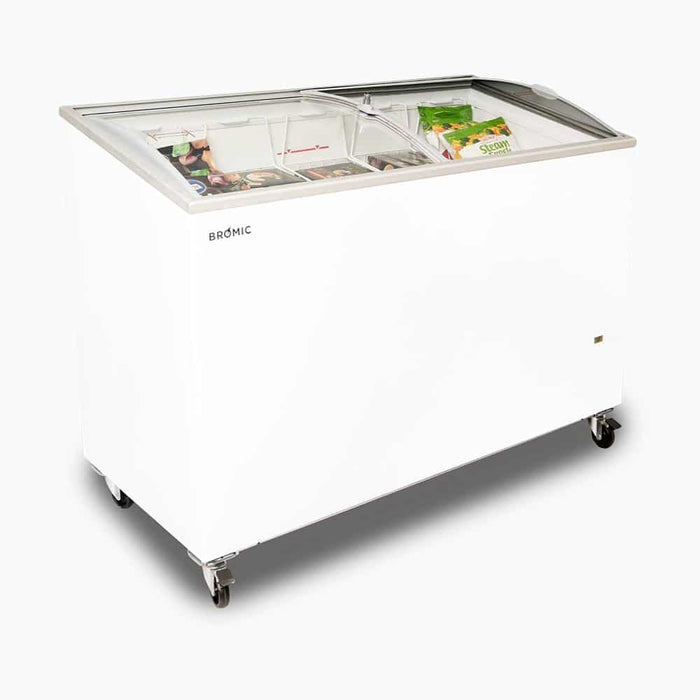 Bromic CF0400ATCG-NR - Display Chest Freezer 352L, Curved Glass Top, 1298mm