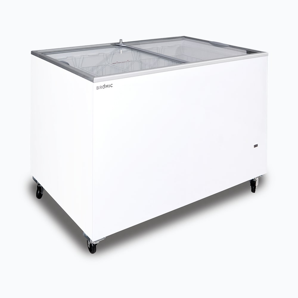 Bromic CF0400FTFG-NR - Display Chest Freezer 401L, Flat Glass Top, 1298mm