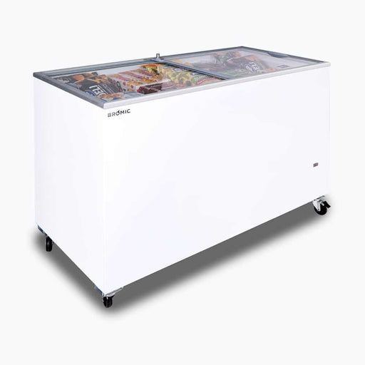 Bromic CF0400FTFG-NR - Display Chest Freezer 401L, Flat Glass Top, 1298mm