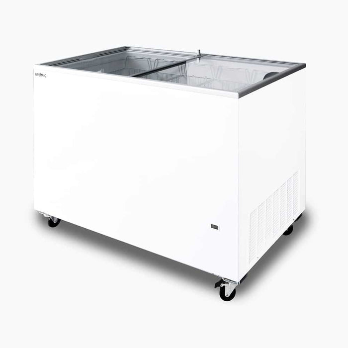 Bromic CF0400FTFG-NR - Display Chest Freezer 401L, Flat Glass Top, 1298mm