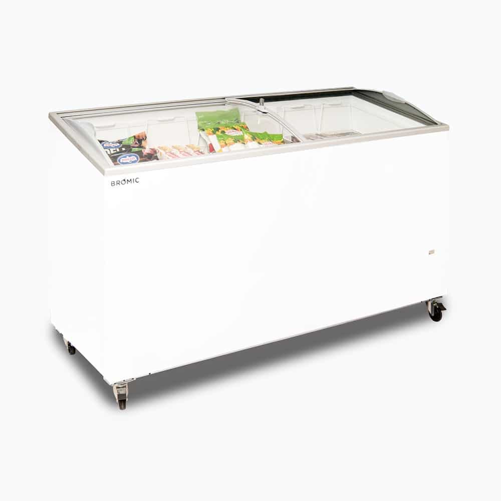 Bromic CF0500ATCG-NR - Display Chest Freezer 427L, Curved Glass Top, 1548mm