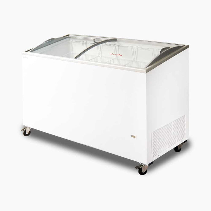 Bromic CF0500ATCG-NR - Display Chest Freezer 427L, Curved Glass Top, 1548mm