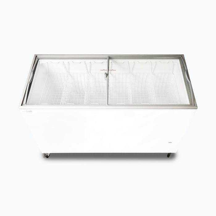 Bromic CF0500ATCG-NR - Display Chest Freezer 427L, Curved Glass Top, 1548mm