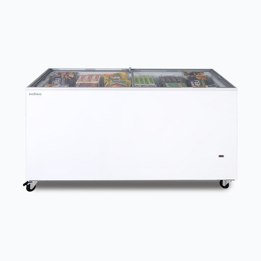 Bromic CF0500FTFG-NR - Display Chest Freezer 491L, Flat Glass Top, 1548mm