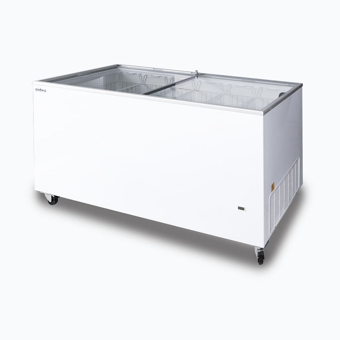 Bromic CF0500FTFG-NR - Display Chest Freezer 491L, Flat Glass Top, 1548mm