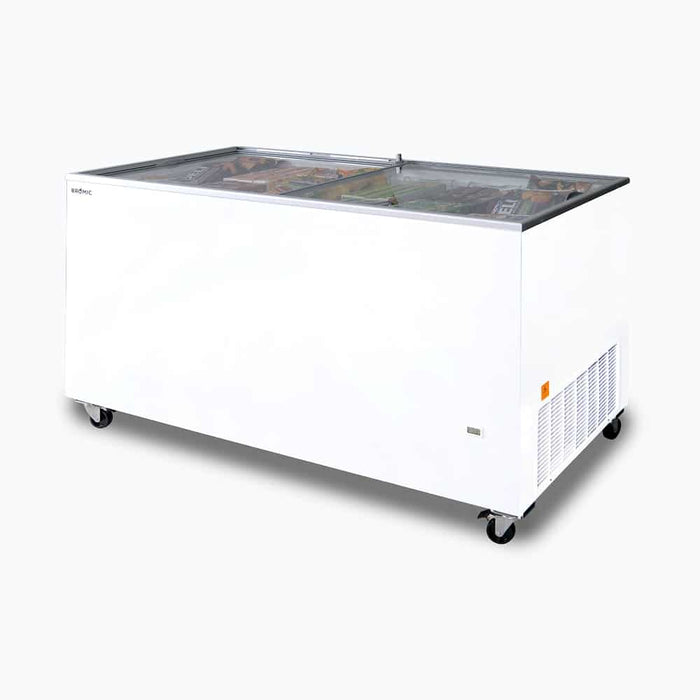 Bromic CF0500FTFG-NR - Display Chest Freezer 491L, Flat Glass Top, 1548mm