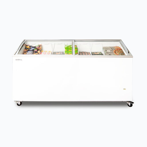 Bromic CF0600ATCG-NR - Display Chest Freezer 555L, Curved Glass Top, 1750mm