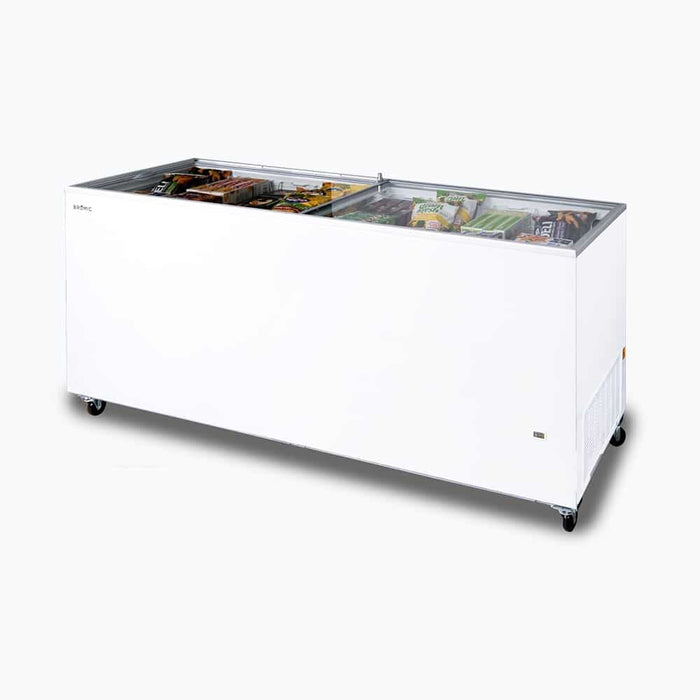 Bromic CF0700FTFG-NR - Display Chest Freezer 670L, Flat Glass Top, 2055mm
