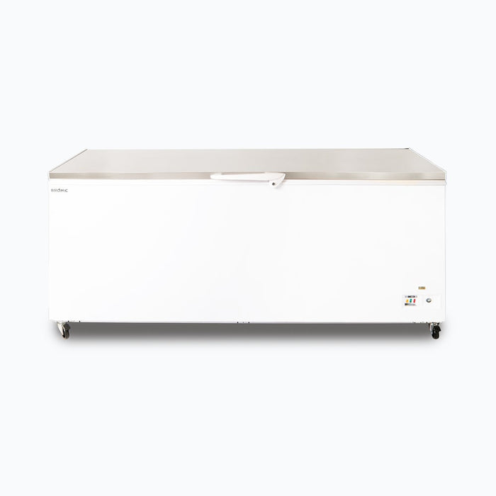 Bromic CF0700FTSS-NR - Storage Chest Freezer 675L, Stainless Steel Top, 2055mm