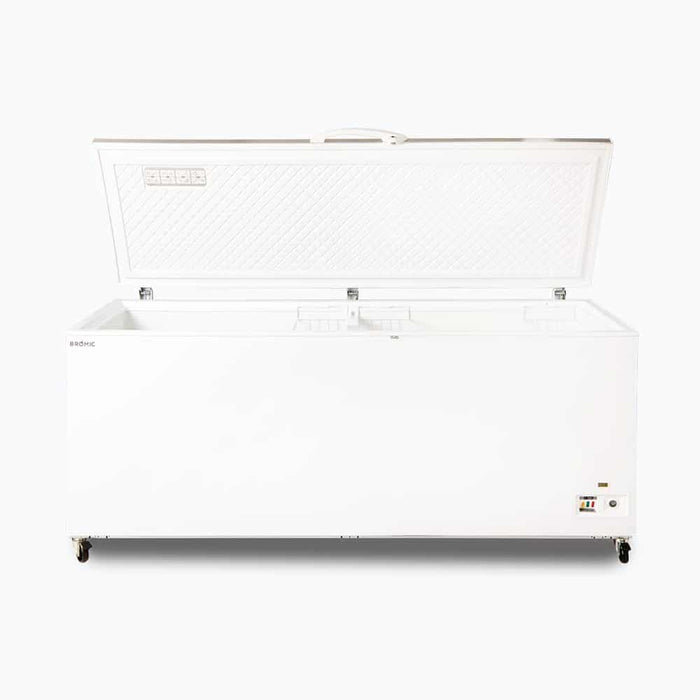 Bromic CF0700FTSS-NR - Storage Chest Freezer 675L, Stainless Steel Top, 2055mm